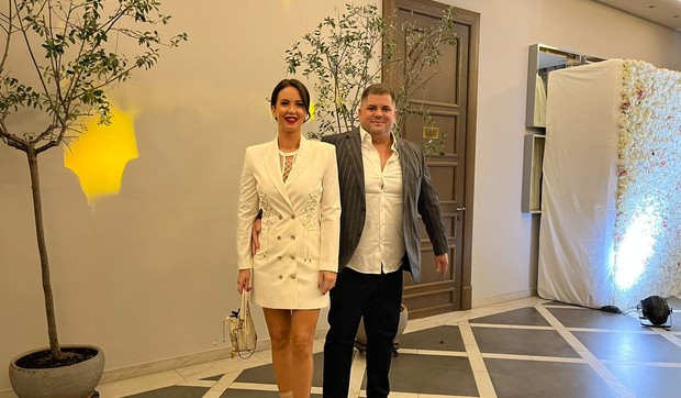 Aleksandra Gudelj sa suprugom