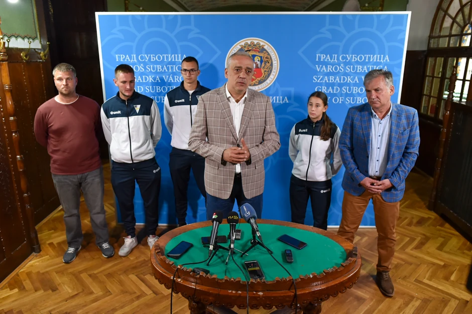 Prijem tenisera u Subotici
