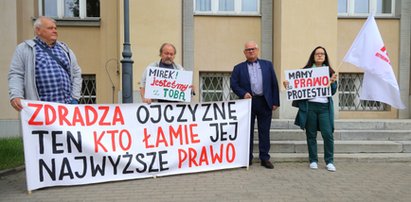 Miał znieważyć prezydenta w Łowiczu. Uniewinniony ponownie stanął przed sądem w Łodzi. Wiemy, kiedy sąd ogłosi wyrok