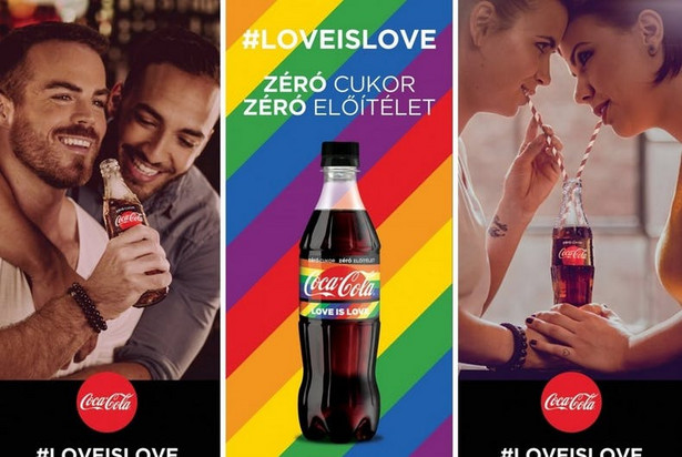 Coca-Cola ukarana grzywną. Chodzi o węgierską kampanię zachęcającą do akceptacji homoseksualizmu
