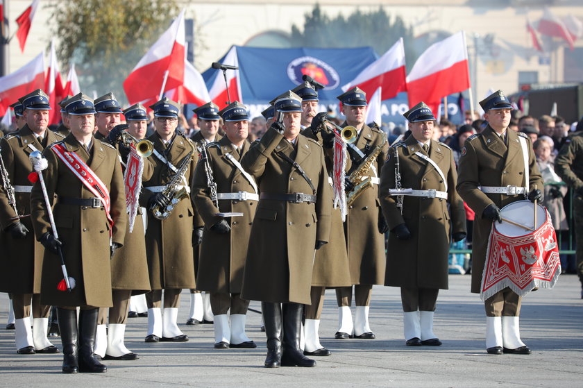 Uroczystości na placu Piłsudskiego