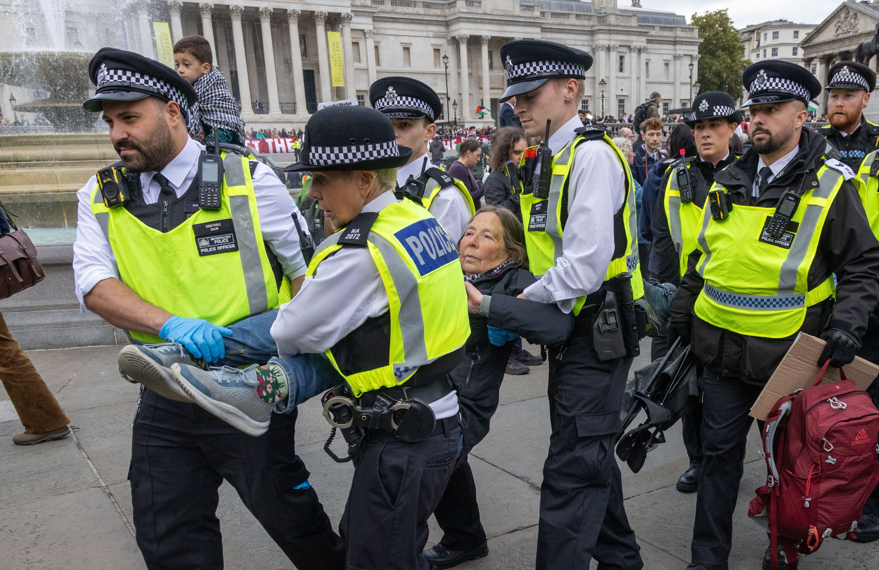 442 zatrzymanych w Londynie za poparcie palestyńskiej grupy