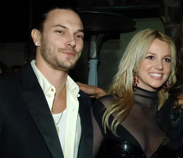 Kevin Federline i Britney Spears podczas rozdania nagród Grammy w 2006 r. / Getty Images