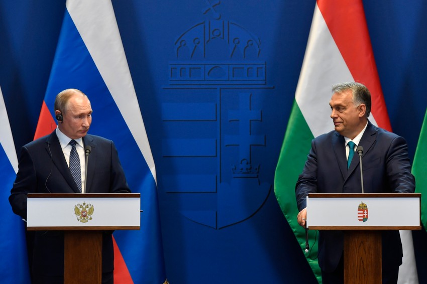Putin i Orban u Budimpešti 2019.