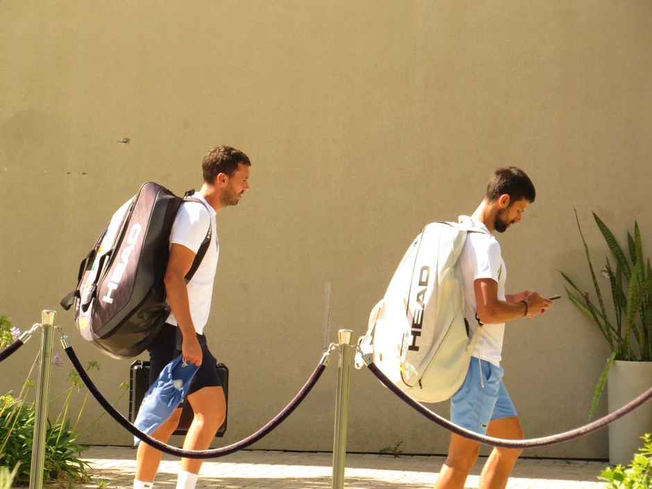 Novak Đoković i Karlos Gomez
