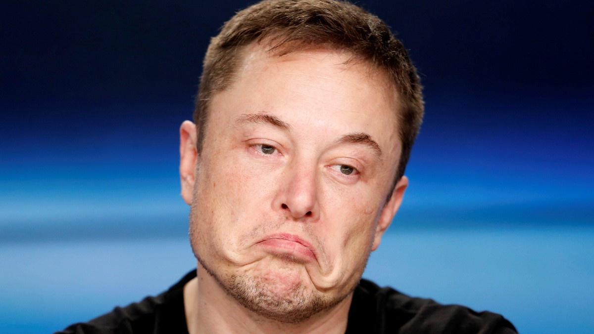 FILE PHOTO: SpaceX founder Musk at a press conference following the first launch of a SpaceX Falcon Heavy rocket in Cape Canaveral