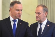 Andrzej Duda i Donald Tusk