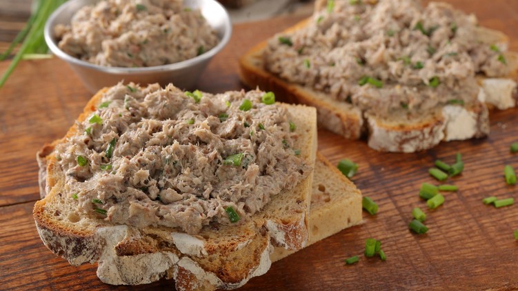 színes, tonhalkrém, recept, puffadás ibs