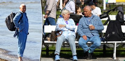 Tłumy nad polskim morzem. Wypatrzyliśmy tam Glapińskiego. Widzieliśmy, co robił na plaży!