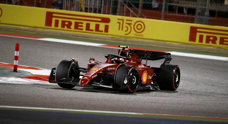 Charles Leclerc lors du Grand Prix de Bahreïn, le 20 mars 2022