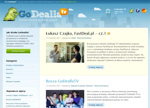 Nowy projekt agregatora GoDealla.pl ma ukazać polskie zakupy grupowe od podszewki