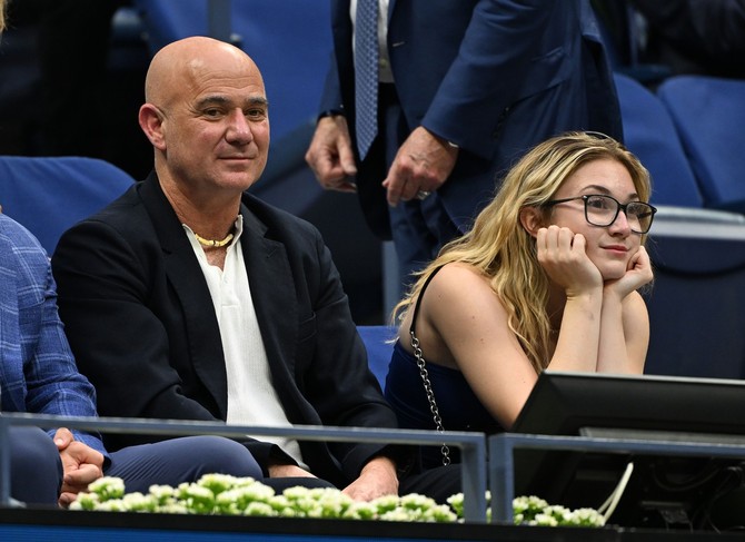 Andre Agasi sa ćerkom