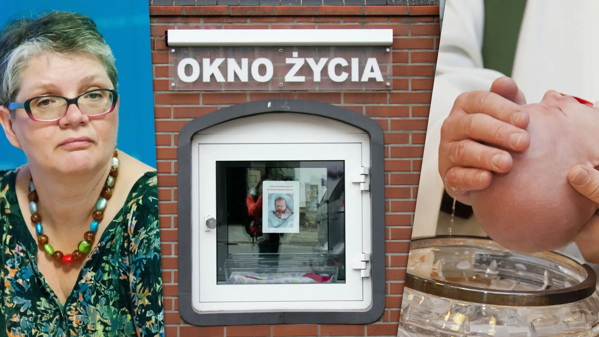 Ochrzczono dziecko z okna życia. "Kto wyraził zgodę?" - pyta Dorota Zawadzka