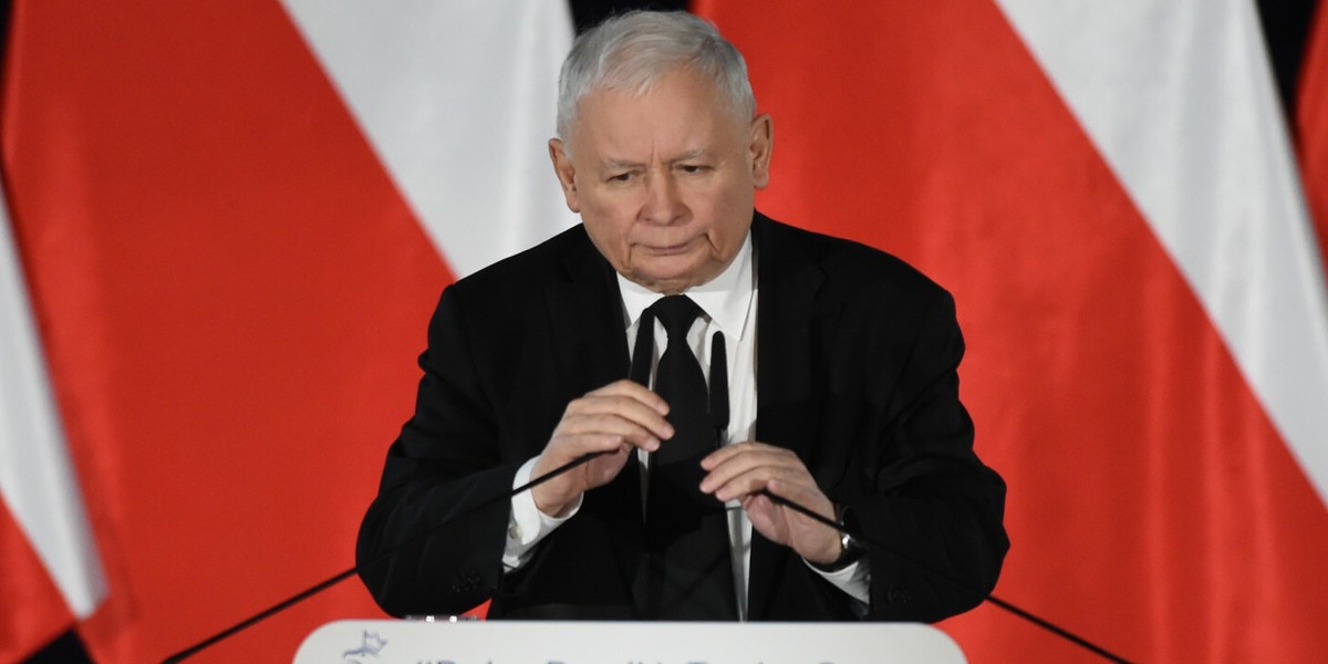 Prezes PiS Jarosław Kaczyński 