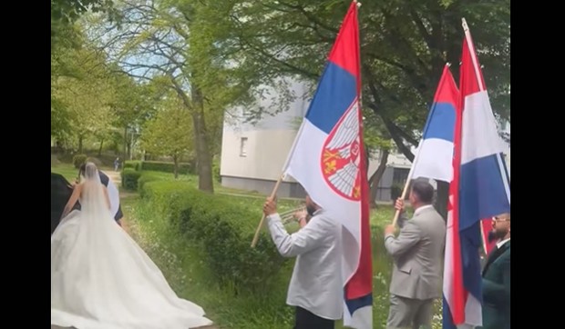 Srpsko- hrvatska svadba u Frankfurtu
