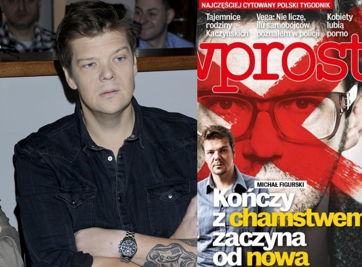 Figurski przeprasza Wojewódzkiego za okładkę "Wprost"