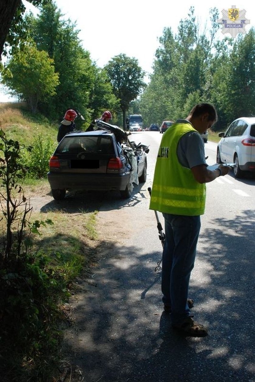 Wypadek w Łebieńskiej Hucie