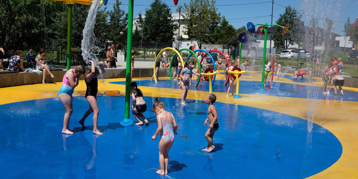 Wodne place zabaw w Katowicach już otwarte