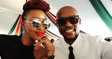 Janet Mbugua and husband Eddie Ndichu