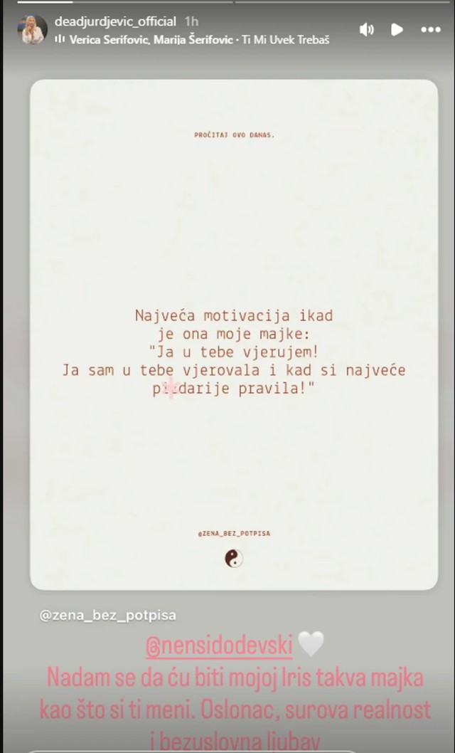 Objava Dee Đurđević