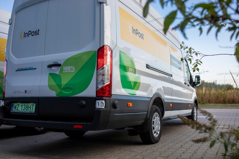 Ford E-Transit we flocie InPost