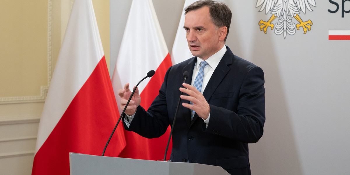 Były minister sprawiedliwości Zbigniew Ziobro.