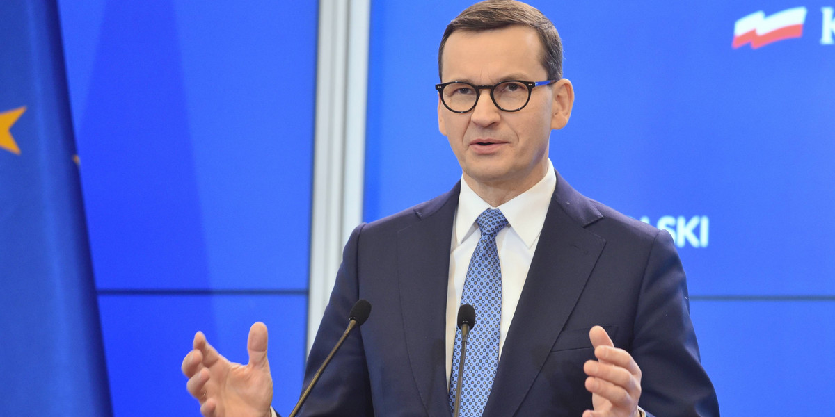 Premier Mateusz Morawiecki skrytykował własny program Polski Ład. 