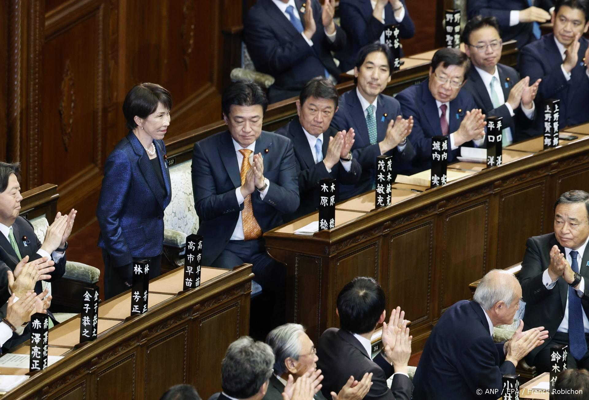 Eerste vrouwelijke premier Japan wint met recordcijfers: 84 procent van de twintigers stemt op haar