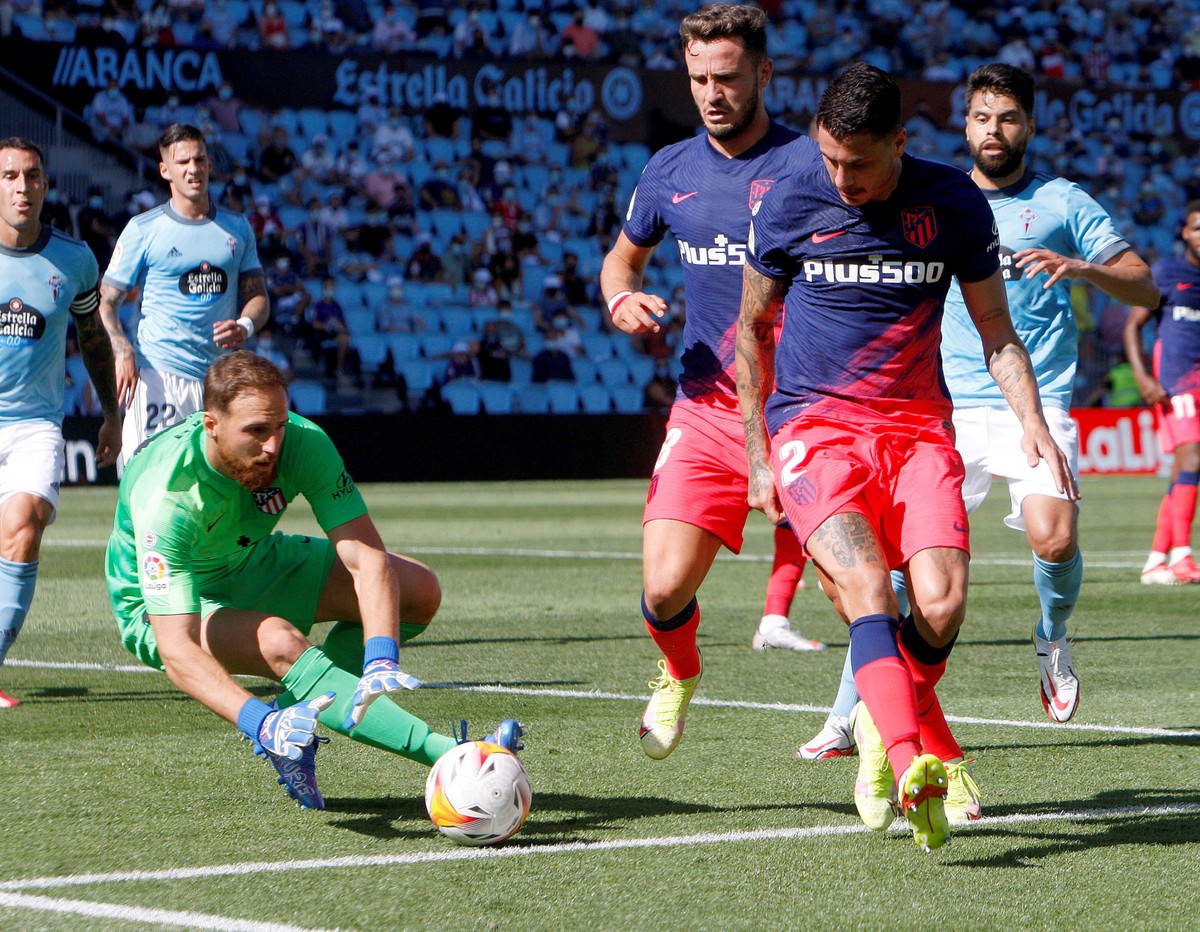 Jan Oblak w meczu z Celtą