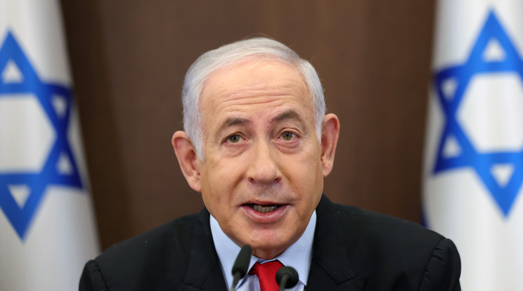 Az izraeli miniszterelnök közölte, megsemmisítik a Hamászt / Fotó: EPA/ABIR SULTAN / POOL