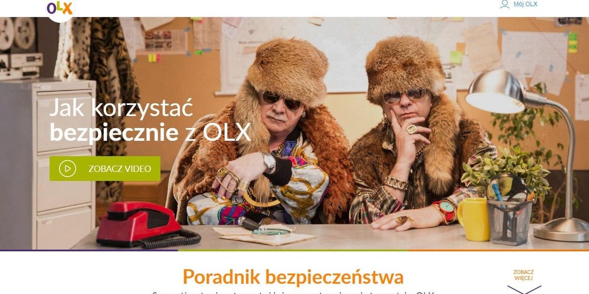 T-raperzy znad Wisły reklamują OLX