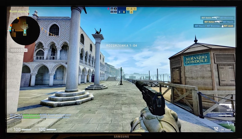 Samsung U28E590D - CS GO publiczna mapa de Canals