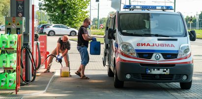 Skandal w Zabrzu! Z karetki zrobili cysternę. Zamiast pacjentów wożą paliwo