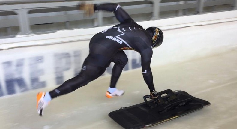 Ghana's Skeleton Olympian Akwasi Frimpong Captures First Top 10 Finish