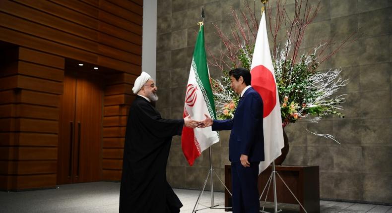 President Hassan Rouhani sought support for the sanctions-hit Iranian economy during a visit to Japan