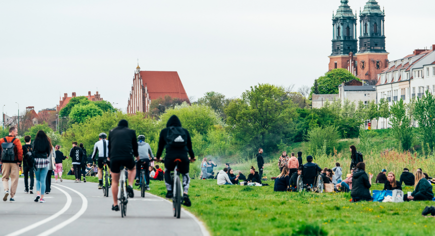 Poznań śmiało może nazywać siebie rowerową stolicą Polski. Jak wynika z najnowszych badań to właśnie w tym mieście rowery mają największy udział we wszystkich podróżach.