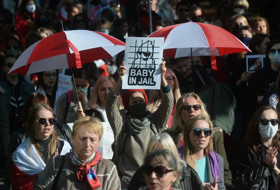 Protesti žena u Minsku