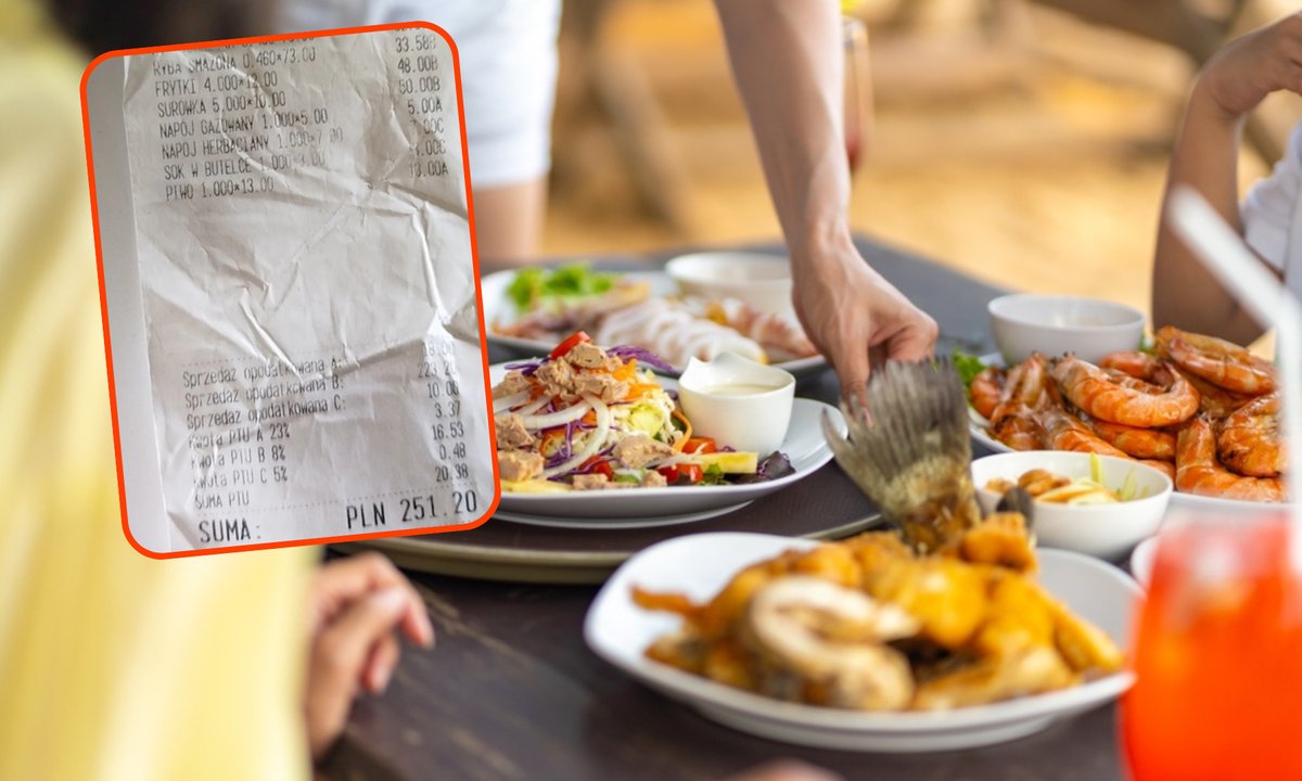 "Paragon rozkoszy" zamiast "paragonu grozy". Tyle zapłacili za obiad dla czterech osób