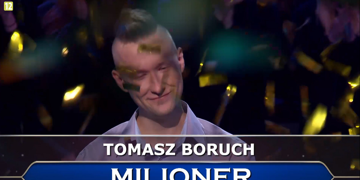 Tomek został milionerem!