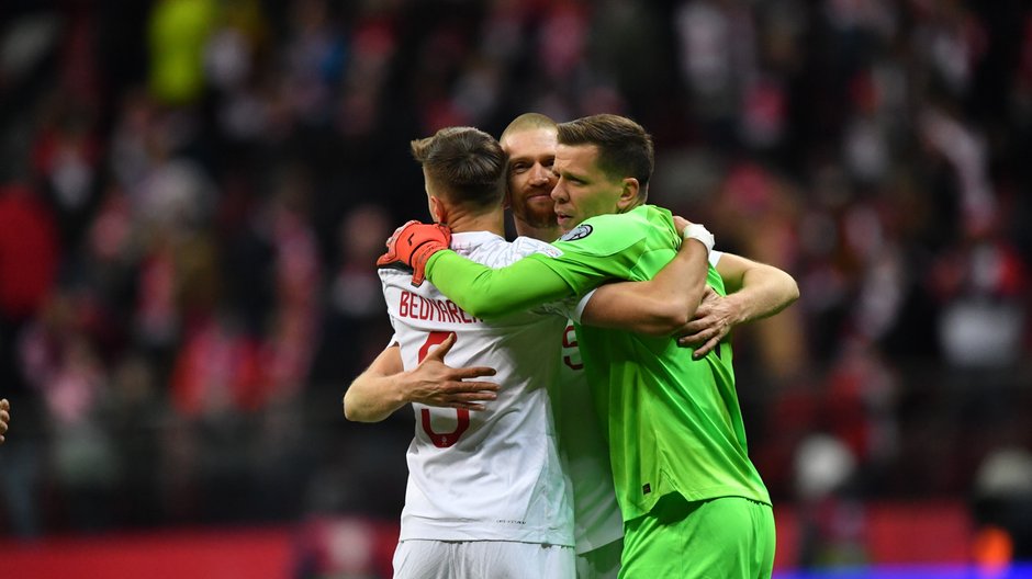 23327643 - PIŁKA NOŻNA ELIMINACJE ME 2024 POLSKA ALBANIA (Jan Bednarek Bartosz Salamon Wojciech Szczęsny)