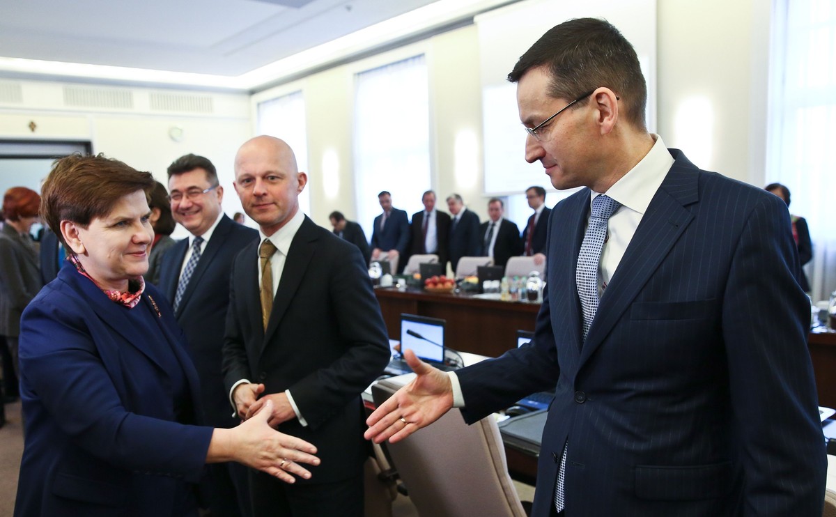 Mateusz Morawiecki i Beata Szydło