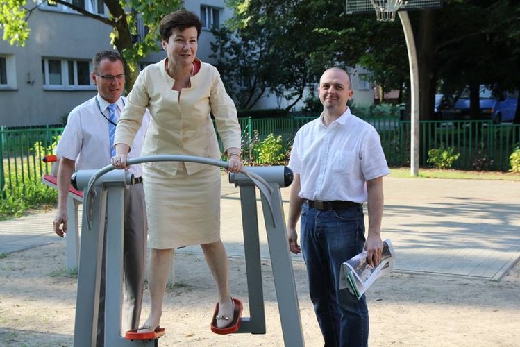 Festiwal przedreferendalnych obietnic - siłownie plenerowe od Hanny Gronkiewicz-Waltz