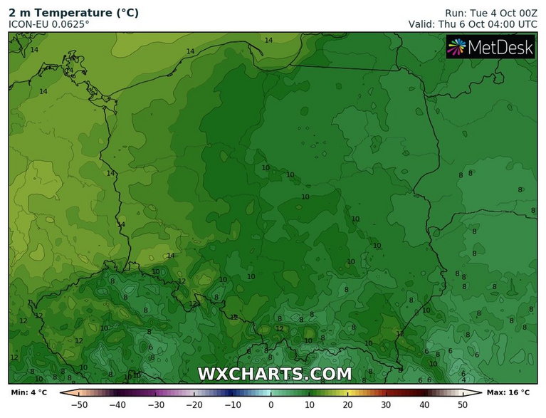 Temperatura będzie zróżnicowana