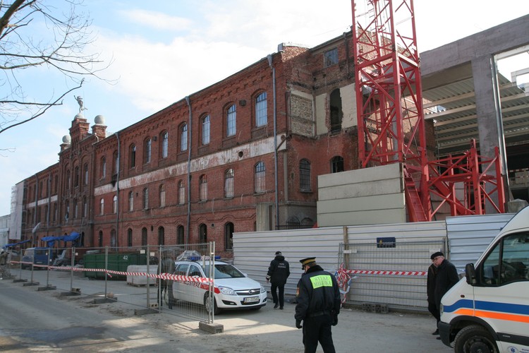 Robotnik zginął na budowie galerii handlowej w Białymstoku