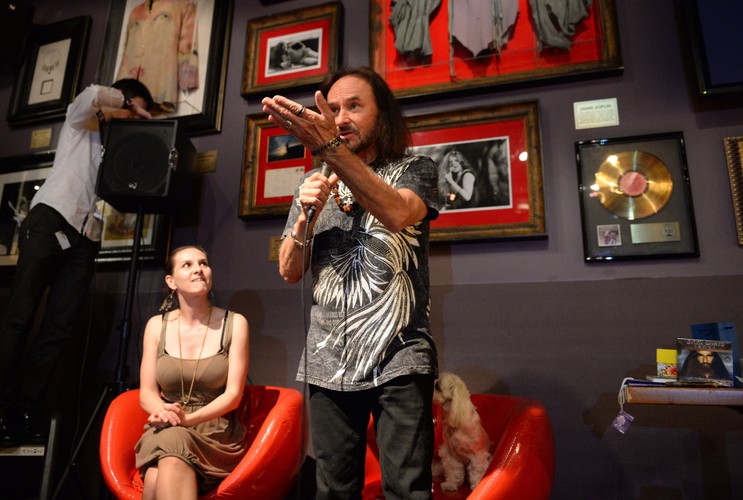 Stan Borys podczas oficjalnej premiery albumu 'Ikona' w Hard Rock Cafe w Warszawie