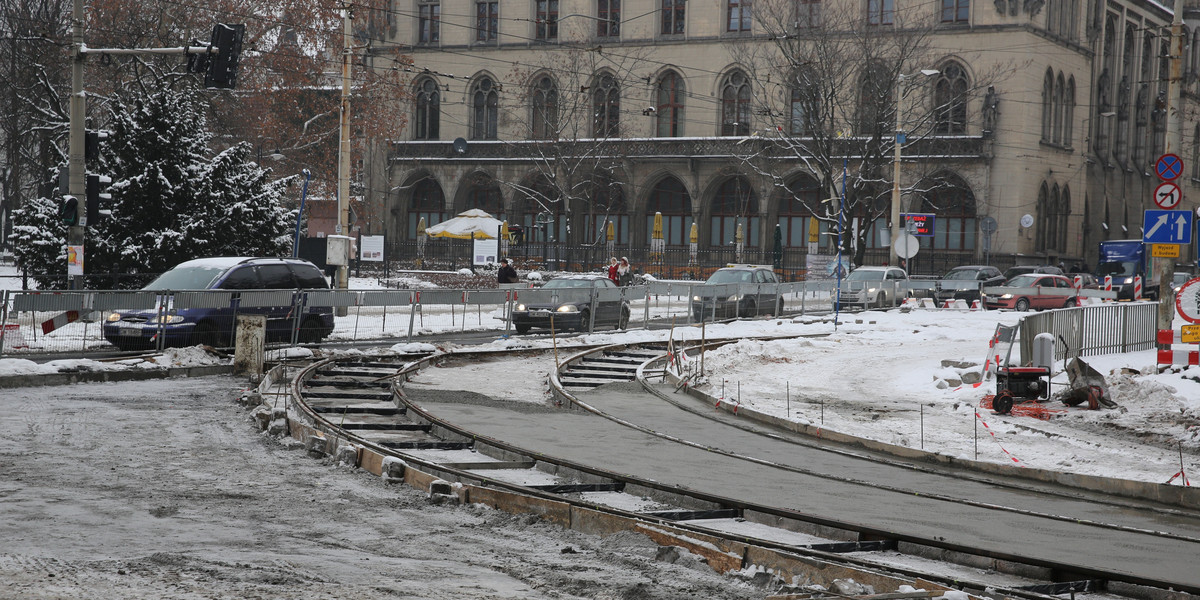 Remont torów we Wrocławiu