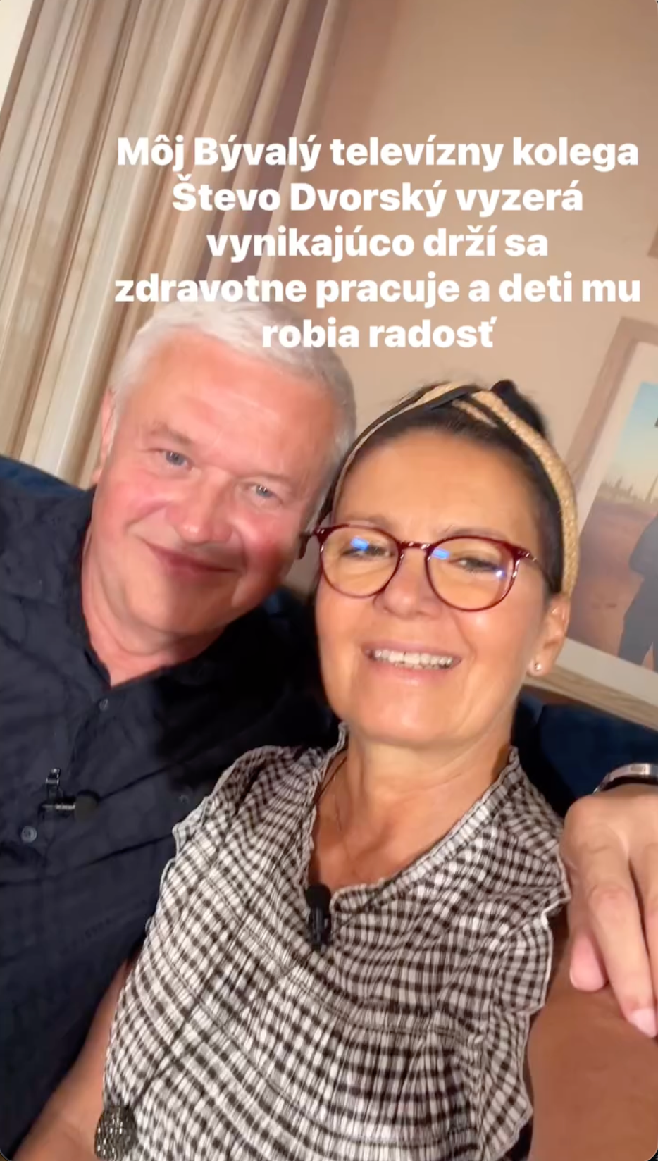 Bývalé hviezdy Telerána Štefan Dvorský a Andy Timková.