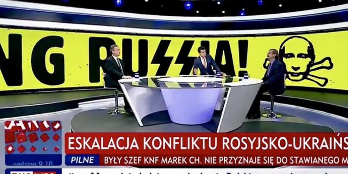 Szokująca scenografia TVP