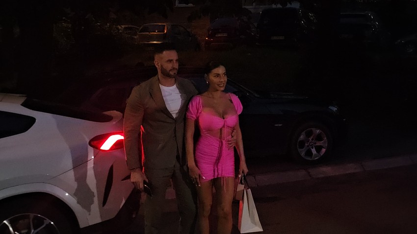 Mia Borisavljević sa mužem