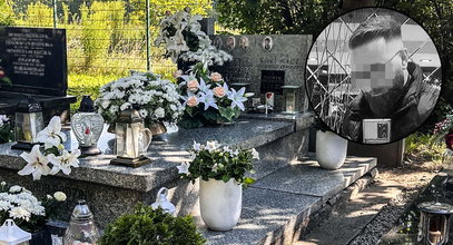 Na grobie syna Sylwii Peretti pojawił się kontrowersyjny symbol. Wspiera się na nim złoty krzyż